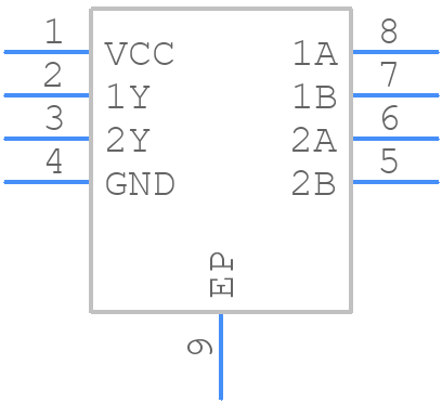 SN65LVDS9637DGNG4 - Texas Instruments - PCB symbol