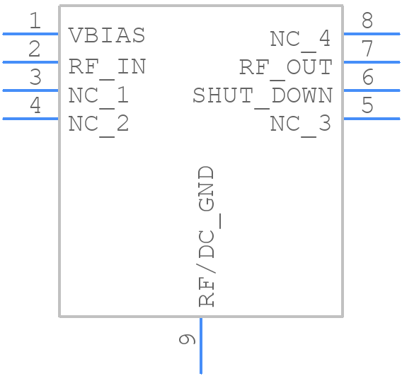 QPL9057 - Qorvo - PCB symbol