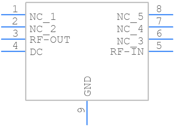 YSF-322+ - Mini-Circuits - PCB symbol