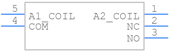 V23061B1005A401 - TE Connectivity - PCB symbol