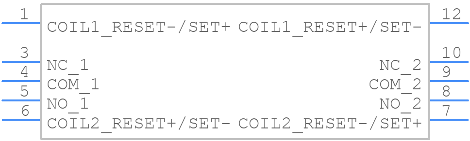 V23079-B1201-B301 - TE Connectivity - PCB symbol