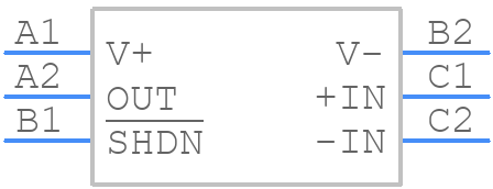 LMV981TLX/NOPB - Texas Instruments - PCB symbol