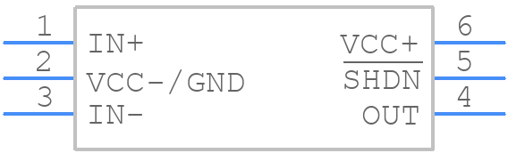 LMV981IDBVRG4 - Texas Instruments - PCB symbol