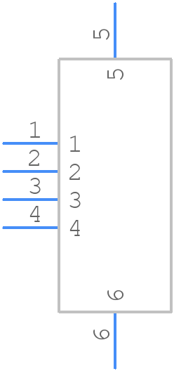 1-1734346-1 - TE Connectivity - PCB symbol