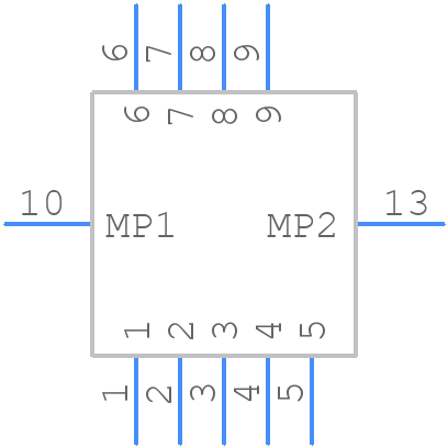 1-1740194-2 - TE Connectivity - PCB symbol