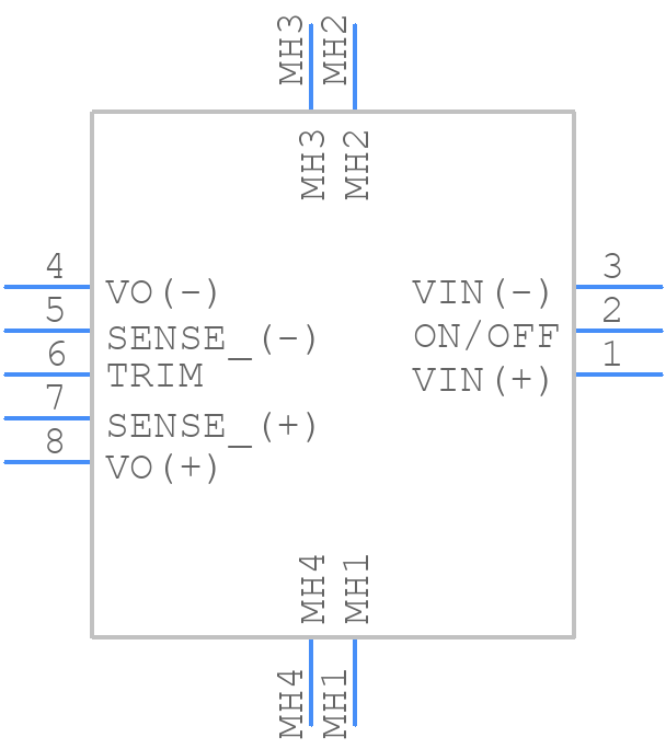 GQA2W008A150V-007-R - TDK Lambda - PCB symbol