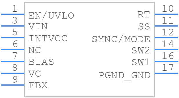 LT8361EMSE#TRPBF - Analog Devices - PCB symbol