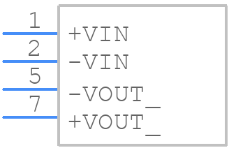 MAU223 - Minmax - PCB symbol