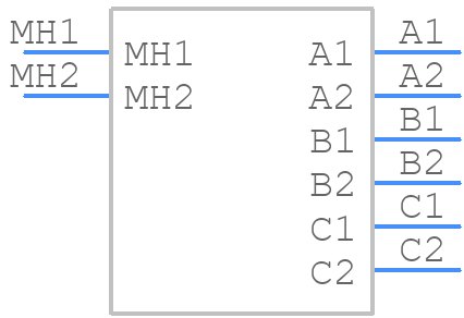 1-353081-2 - TE Connectivity - PCB symbol