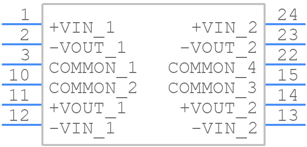 MIAR03-24D12 - Minmax - PCB symbol