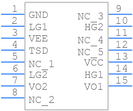 LM4652TF - Texas Instruments - PCB symbol