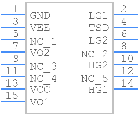 LM4652TA - Texas Instruments - PCB symbol