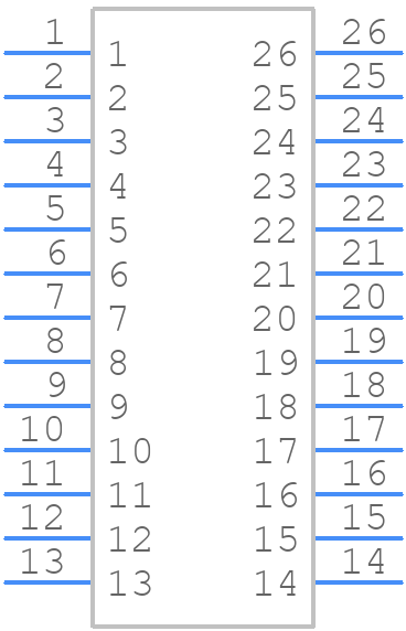 1-746610-6 - TE Connectivity - PCB symbol