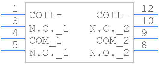 TX2-48V-TH - Panasonic - PCB symbol