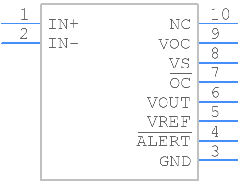 TMCS1123C1AQDVGR - Texas Instruments - PCB symbol
