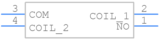 124-1-A-5/2 - Pickering - PCB symbol