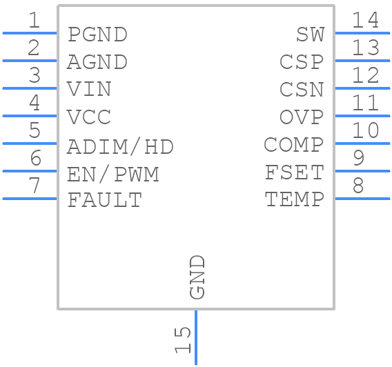 TPS923654HMDMTR - Texas Instruments - PCB symbol