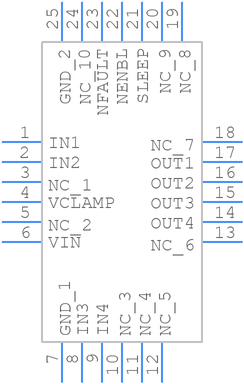 MP6605DGR-P - Monolithic Power Systems (MPS) - PCB symbol