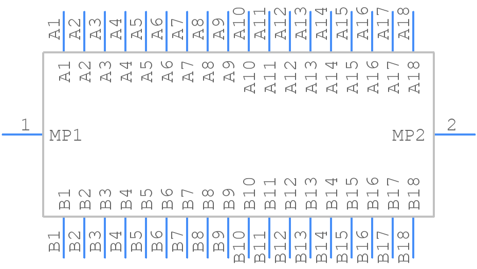 10061913-110PLF - Amphenol - PCB symbol