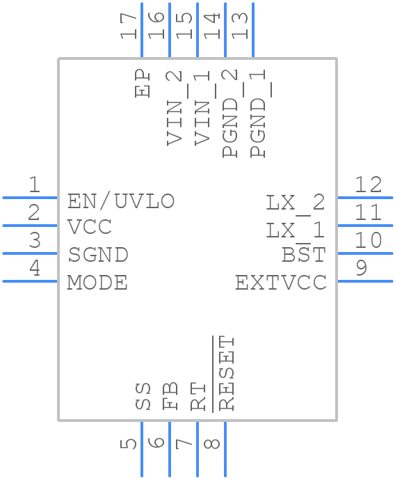 ADPL13602BATE+ - Analog Devices - PCB symbol