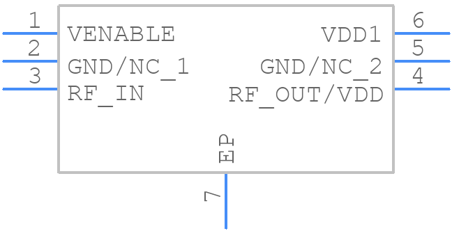 GRF2133W - Guerrilla RF - PCB symbol