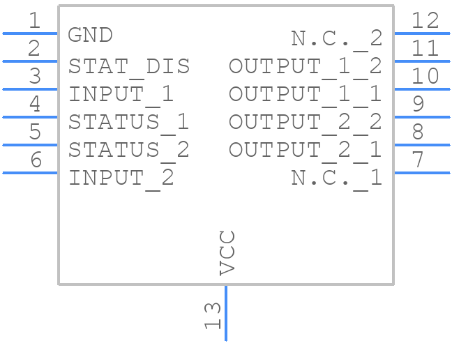 VND5E160J-E - STMicroelectronics - PCB symbol