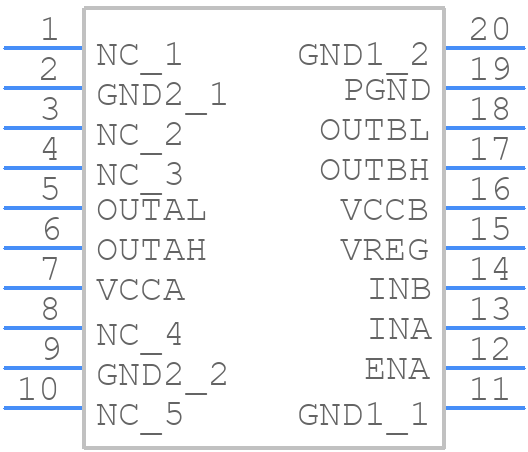 BM60213FV-CE2 - ROHM Semiconductor - PCB symbol