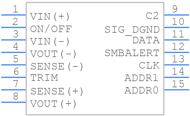 Q48SK12050PRDH - Delta Electronics - PCB symbol