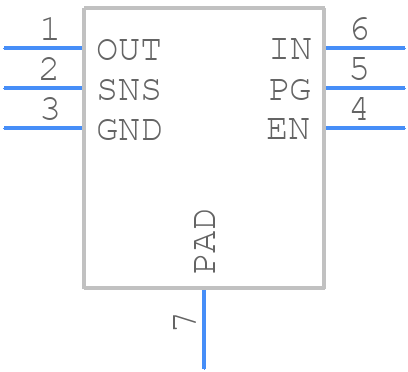 NCV8189CMTW180TAG - onsemi - PCB symbol