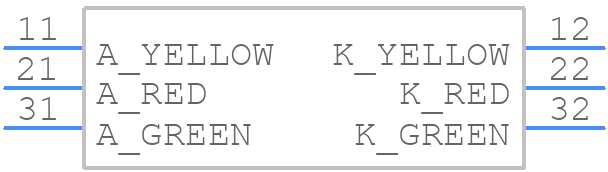 SSF-LXH340YIGD - Lumex - PCB symbol