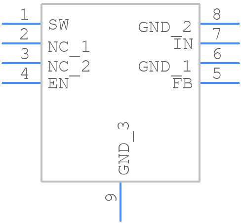 MP28119EG-LF-P - Monolithic Power Systems (MPS) - PCB symbol