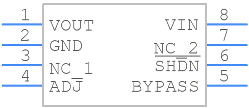 TC1174VOA - Microchip - PCB symbol