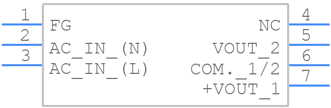 TML 20215 - Traco Power - PCB symbol
