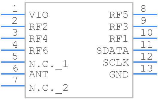 BGS16MA12E6327XTSA1 - Infineon - PCB symbol