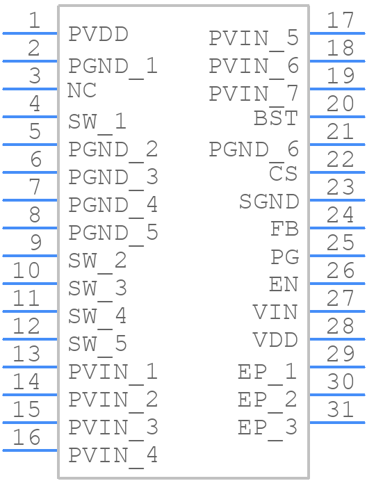 MIC24054YJL-TR - Microchip - PCB symbol