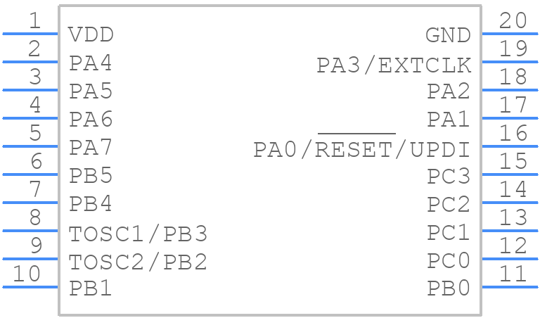 ATTINY3216-SN - Microchip - PCB symbol