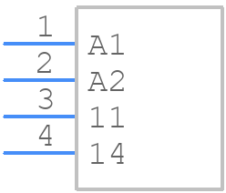 2-1393236-5 - TE Connectivity - PCB symbol