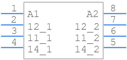 2-1415899-3 - TE Connectivity - PCB symbol