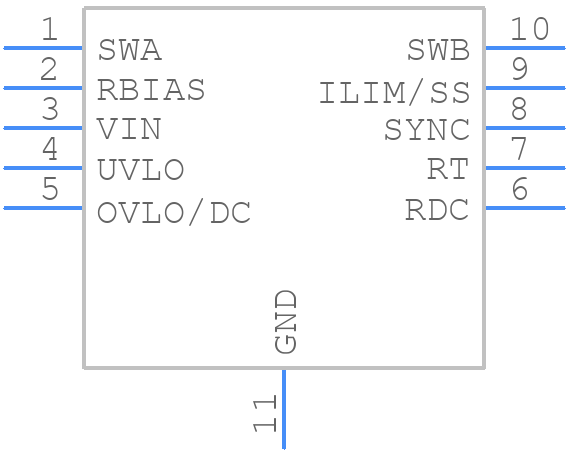 LT3999IDD#PBF - Analog Devices - PCB symbol