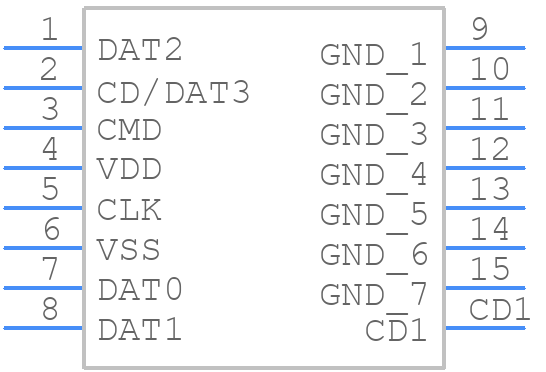 MSD-12-A - Same Sky - PCB symbol