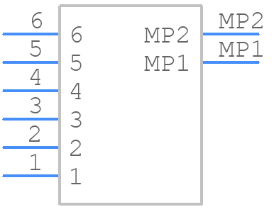 2-292173-6 - TE Connectivity - PCB symbol