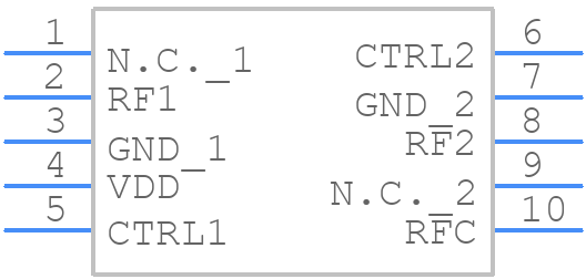 BGSA11GN10 - Infineon - PCB symbol