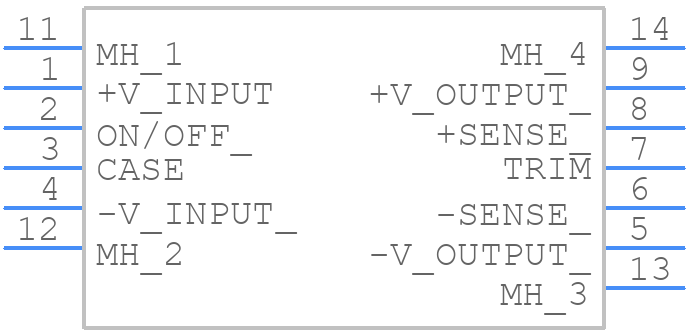 CHB150W-48S24N - Cincon - PCB symbol