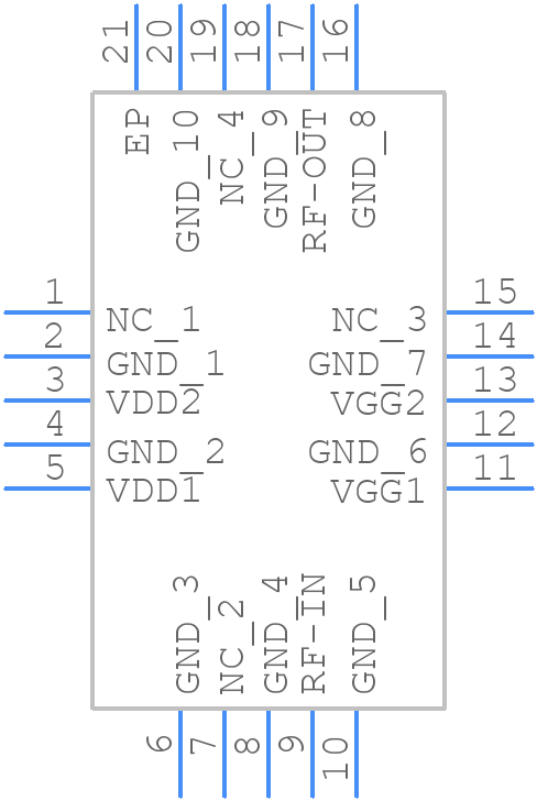 AVA-2183+ - Mini-Circuits - PCB symbol