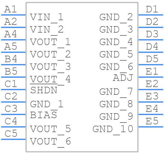 LTM8020MPV#PBF - Analog Devices - PCB symbol