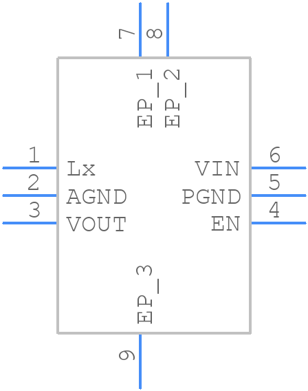 XC9285B2FCER-G - Torex - PCB symbol