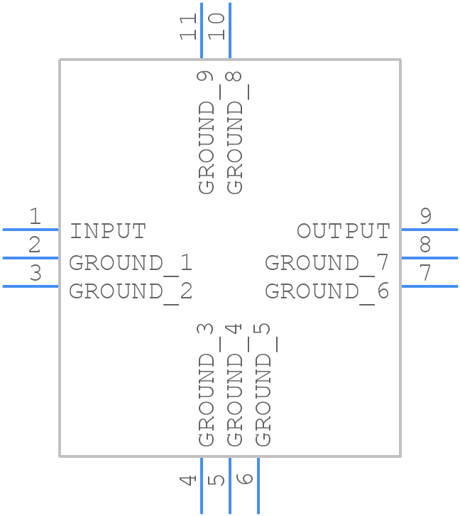 CBP-1645J+ - Mini-Circuits - PCB symbol