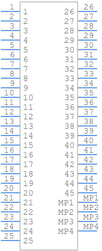 20682-030E-02 - I-Pex - PCB symbol