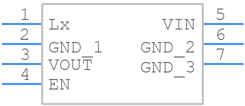 XC9287B20CPR-G - Torex - PCB symbol