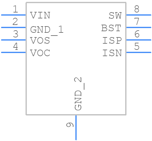 MP24971DN-LF-Z - Monolithic Power Systems (MPS) - PCB symbol